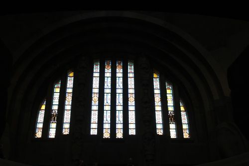 window glass völkerschlachtdenkmal leipzig