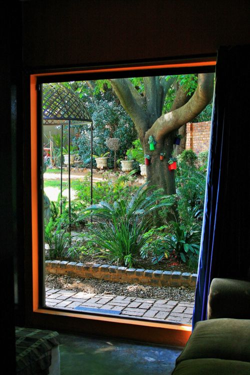 Window With View On Garden