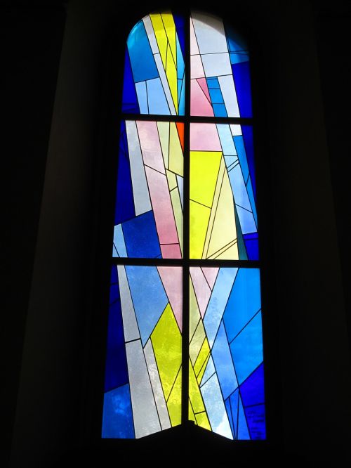 windows colourful windows church
