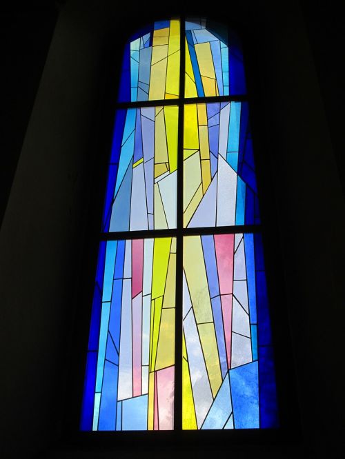 windows colourful windows church