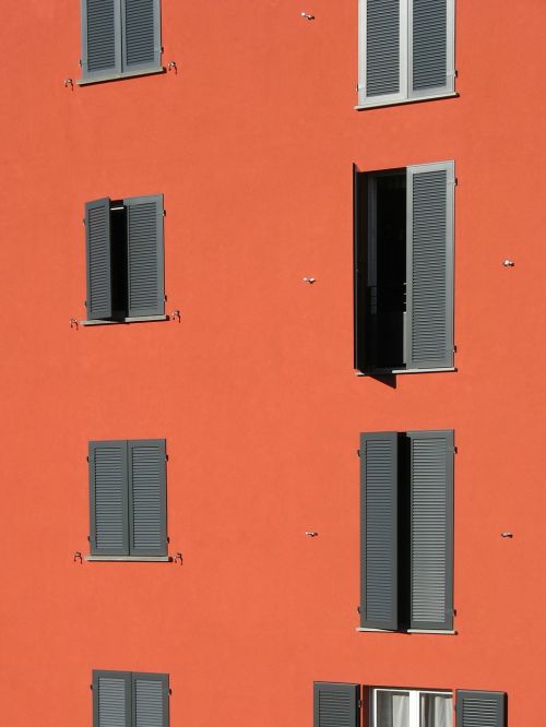 windows shutters wall