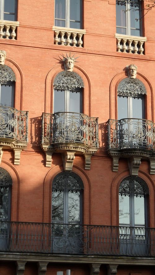 windows gothic railings