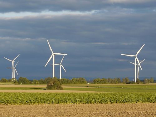 windräder wind power landscape