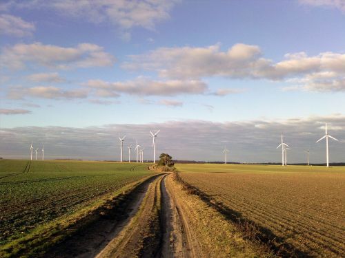 windräder landscape wind