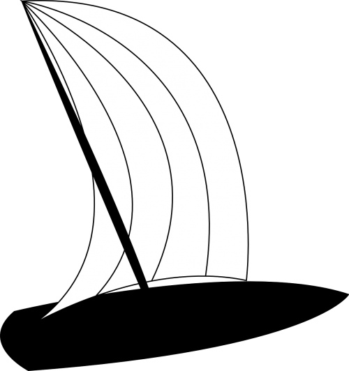 windsurfer windsurfing board