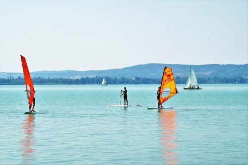 windsurfing water sport sail