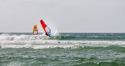 windsurfing waves cornwall