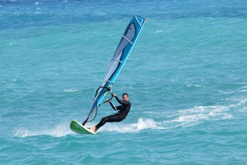 windsurfing surfer surf