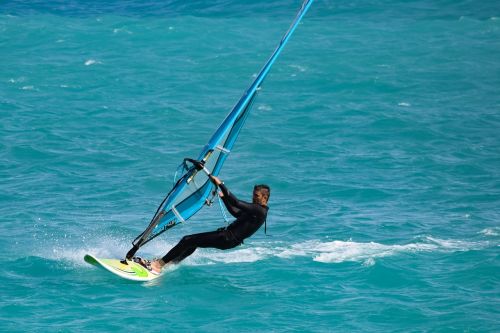 windsurfing surfer recreation