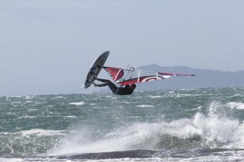 windsurfing jump sport