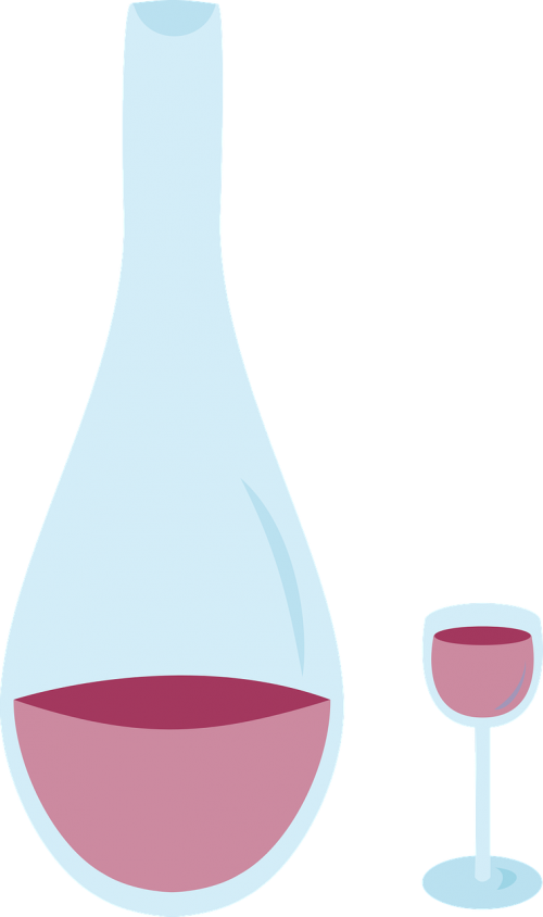 wine carafe glass walk
