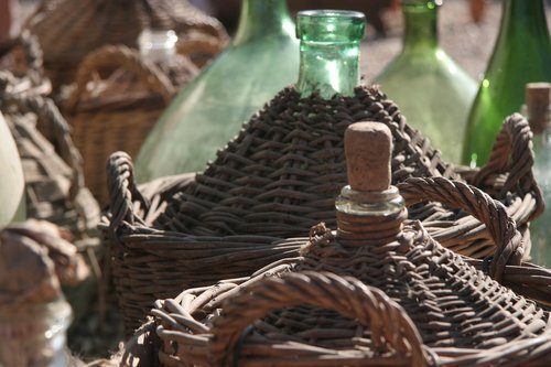 wine  antique  bottle