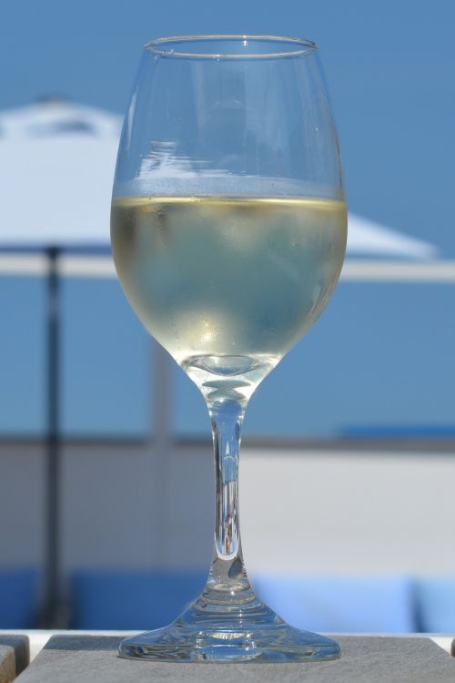 wine holiday glass