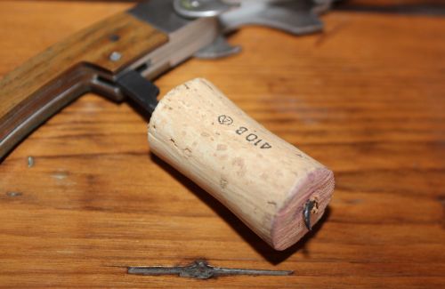 wine cork corkscrew