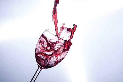 wine glass red wine pleasure