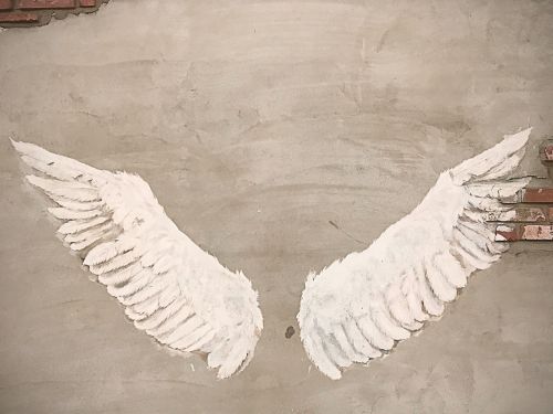 wing angel wall