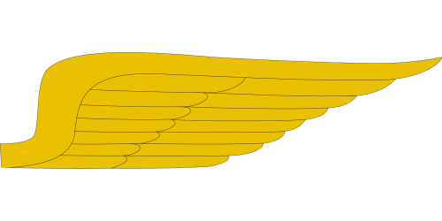 wing heraldry symbol