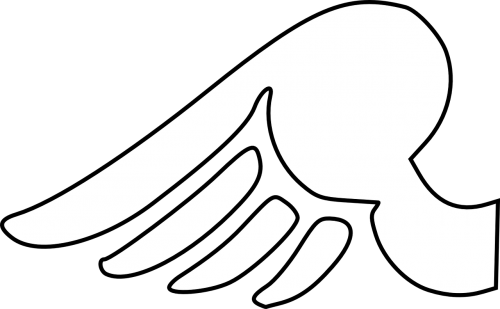 wing heraldry symbol