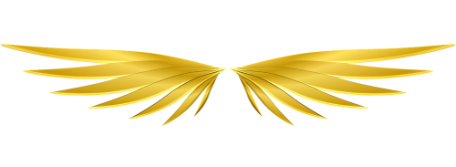 wings gold mythological