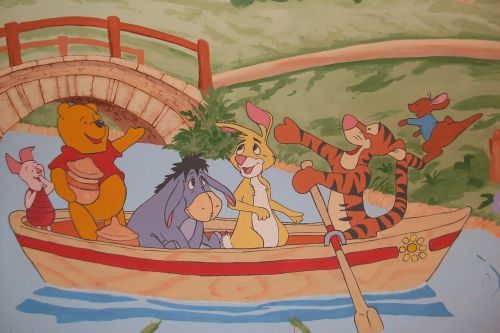 winnie the pooh wall painting wall decoration