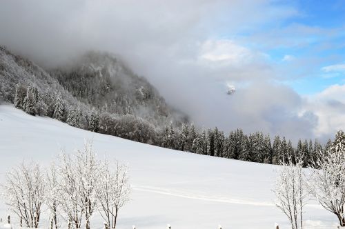 winter scene mountain