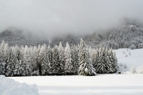 winter scene mountain