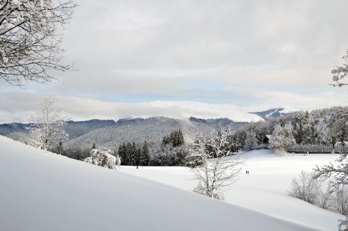 winter scene mountain