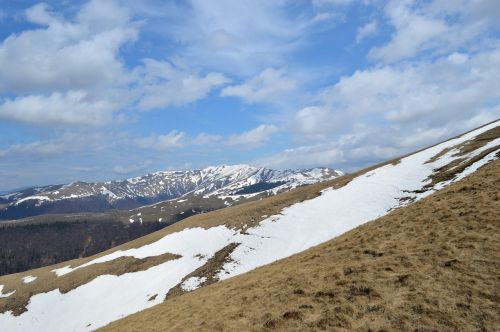 winter scene mountain