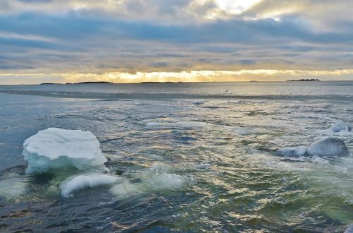 winter sea ice