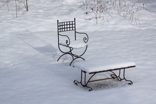 winter white chair