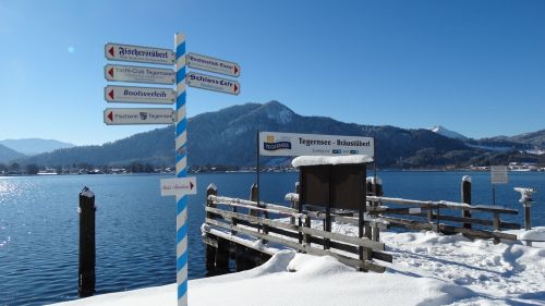 winter lake tegernsee