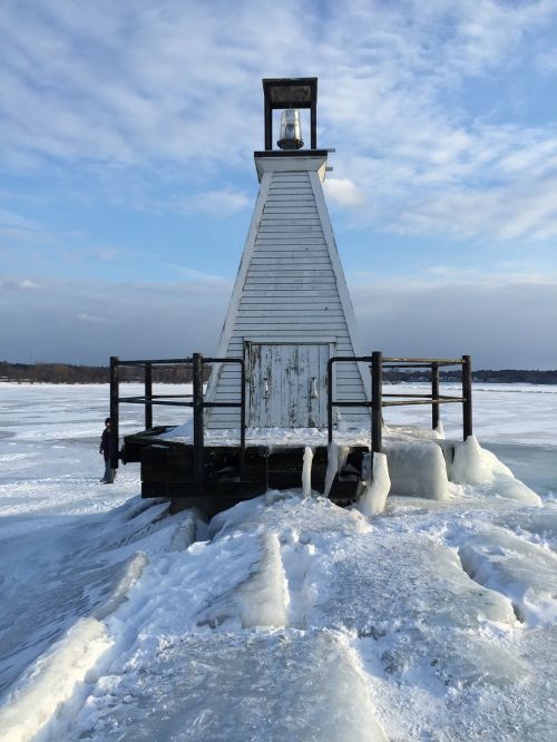 lighthouse frozen vermont