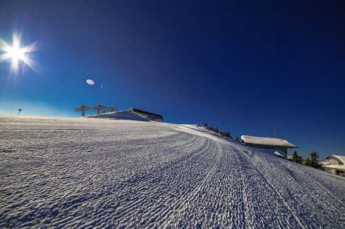 winter ski area ski