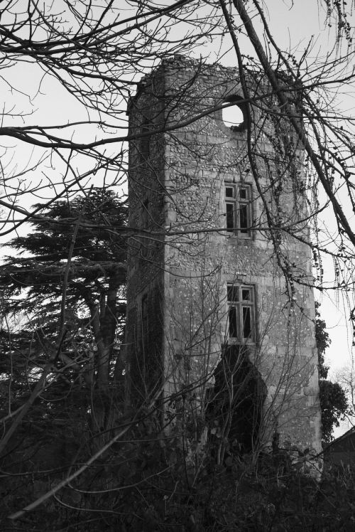 winter tower ruin