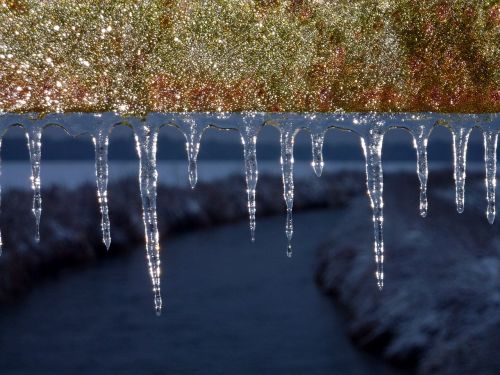 winter ice cubes gel