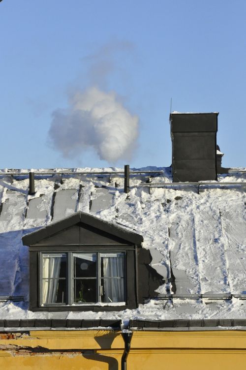 winter roof window