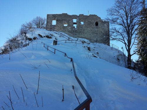 winter castle snow