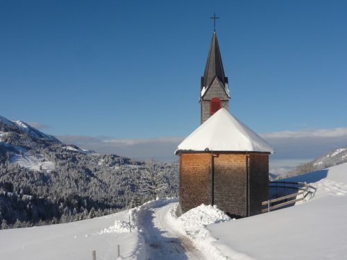 winter chapel away