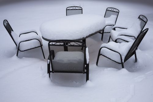 winter white chair