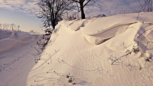 winter snow poland