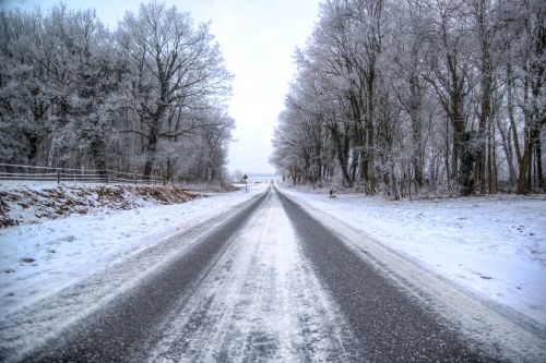 winter road cold