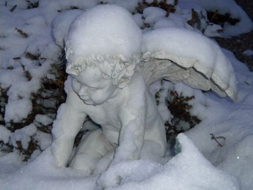 winter angel snow