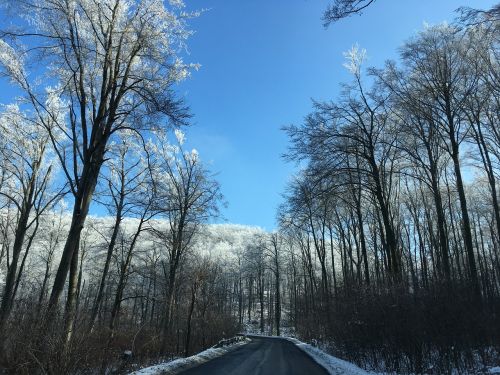 winter highway road conditions