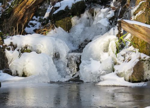 winter landscape ice