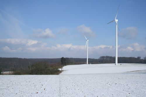 winter pinwheel landscape