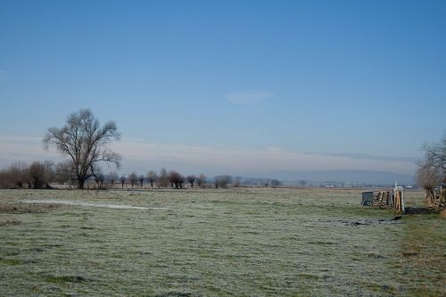 winter landscape sky