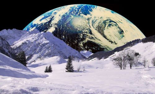 winter earth snow