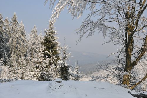 winter snow mountains