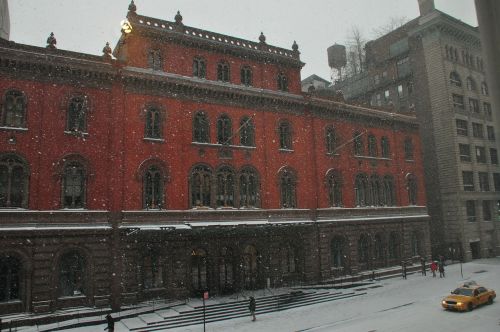 winter snow public theater