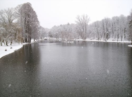 winter lake water